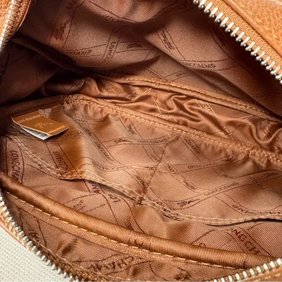 Longchamp le foulonne S camera bag caramel leather crossbody purse 20043021F72 - Picture 7 of 9